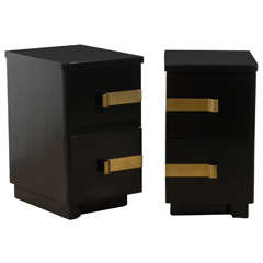 Stunning Pair of End Tables/ Night Stands by John Stuart