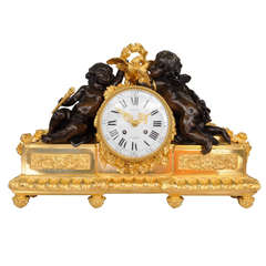 Impressive Napoleon III Mantle Clock circa 1850