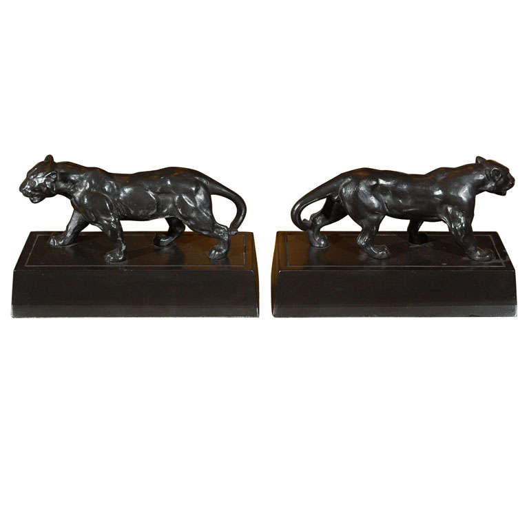 Panther Bookends