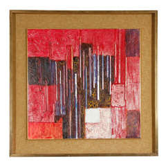 Abstract Mixed Media on Canvas by Hugo de Soto 1