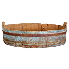 Wooden Grape Barrel