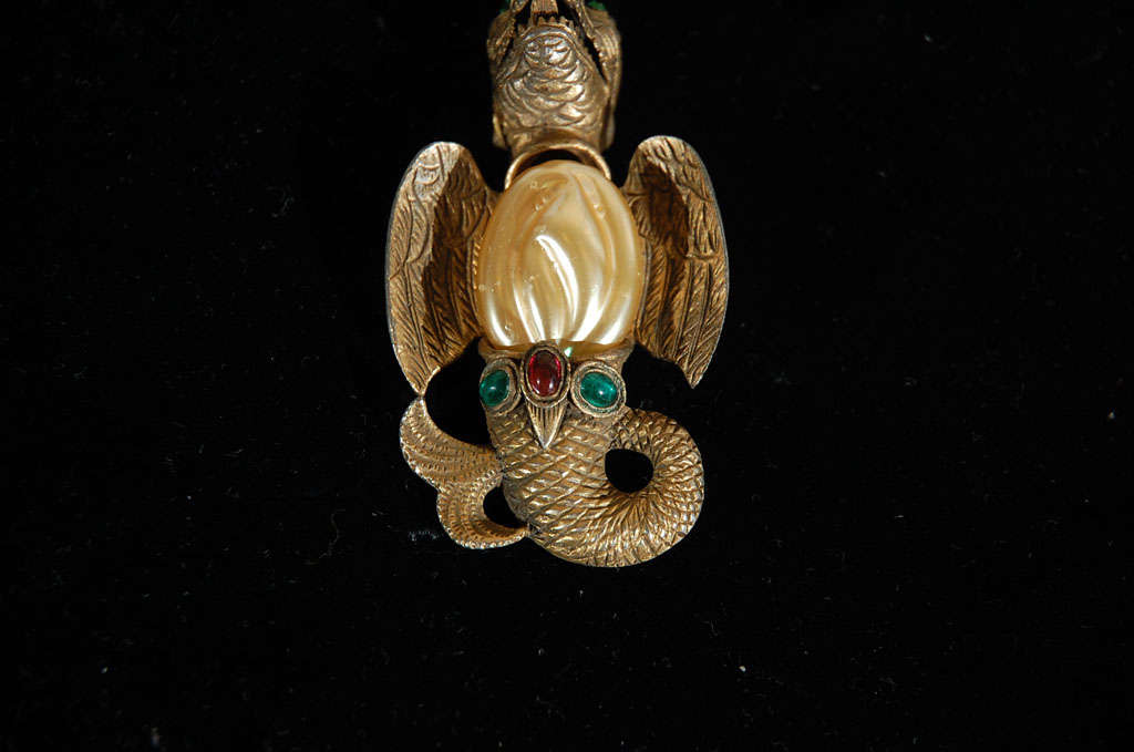 Mid-20th Century Griffin Pin by Schiaparelli