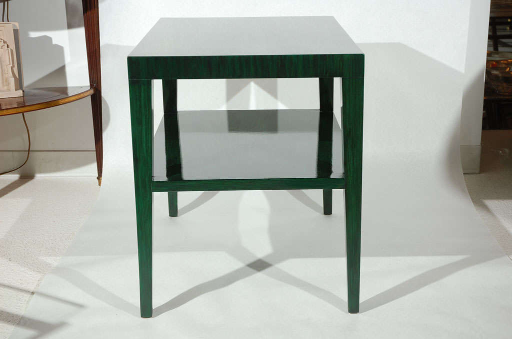Hand Painted Two-Tier Side Table by William Haines 3