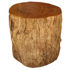 Philippine Yellow Rosewood Pedestal Side Table