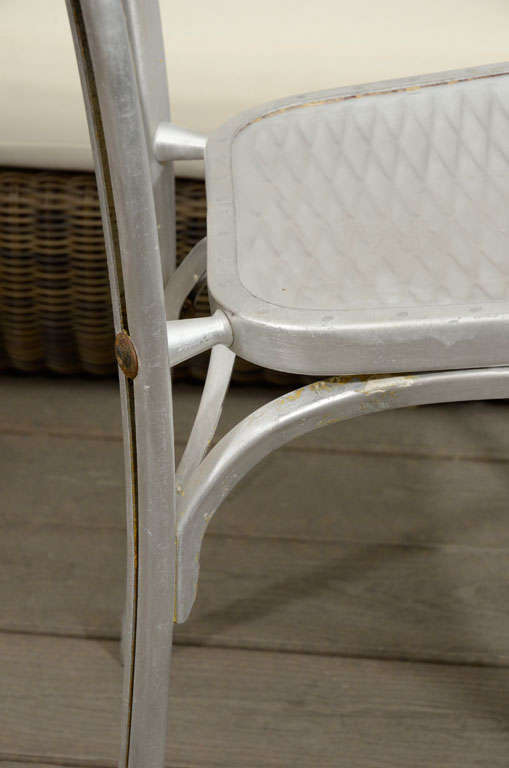 Aluminum Gaston Viort Chairs For Sale