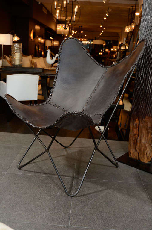 Leather Butterfly Chairs
