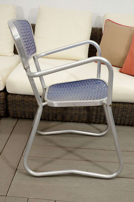 Aluminum Gaston Viort Chairs For Sale
