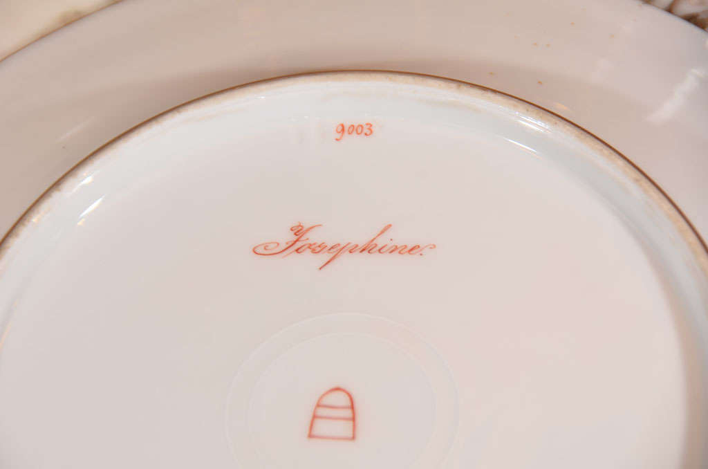 19th c set of Austrian Royal Vienna plates For Sale 5