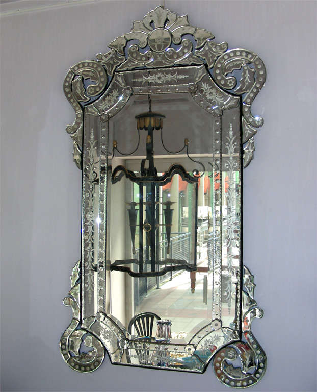 French Venitien mirror .
