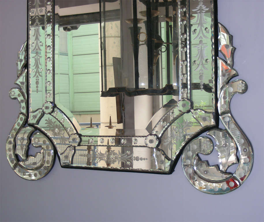 20th Century Venitien mirror .