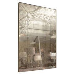 Intaglio Design Silvered Mirror