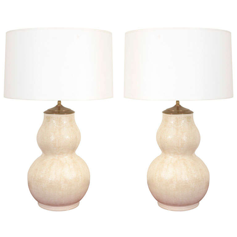 Pair of Roy Hamilton Ceramic Lamps
