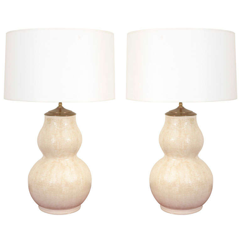 Pair of Roy Hamilton Ceramic Lamps