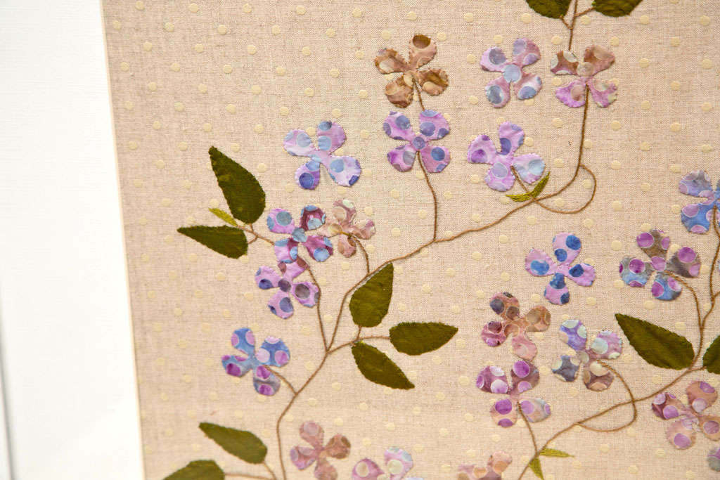 Contemporary Botanical Handmade Textile