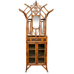 English Bamboo Cabinet, c. 1880