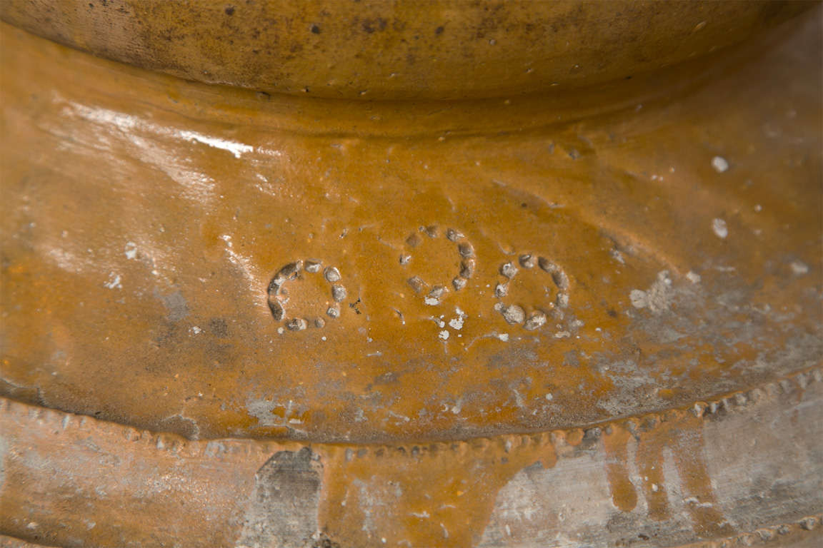 Greek terra cotta oil jar, mid-19th century 1