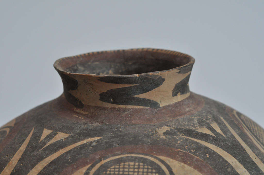 Pottery Large Neolithic Chinese Tomb Pot