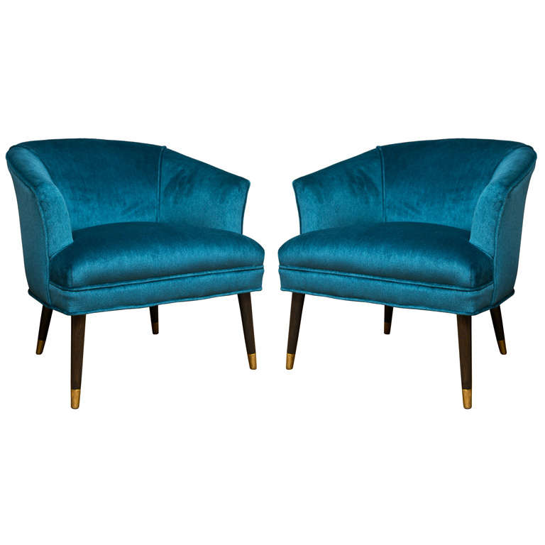 Classic Mid Century Tub Chairs at 1stdibs