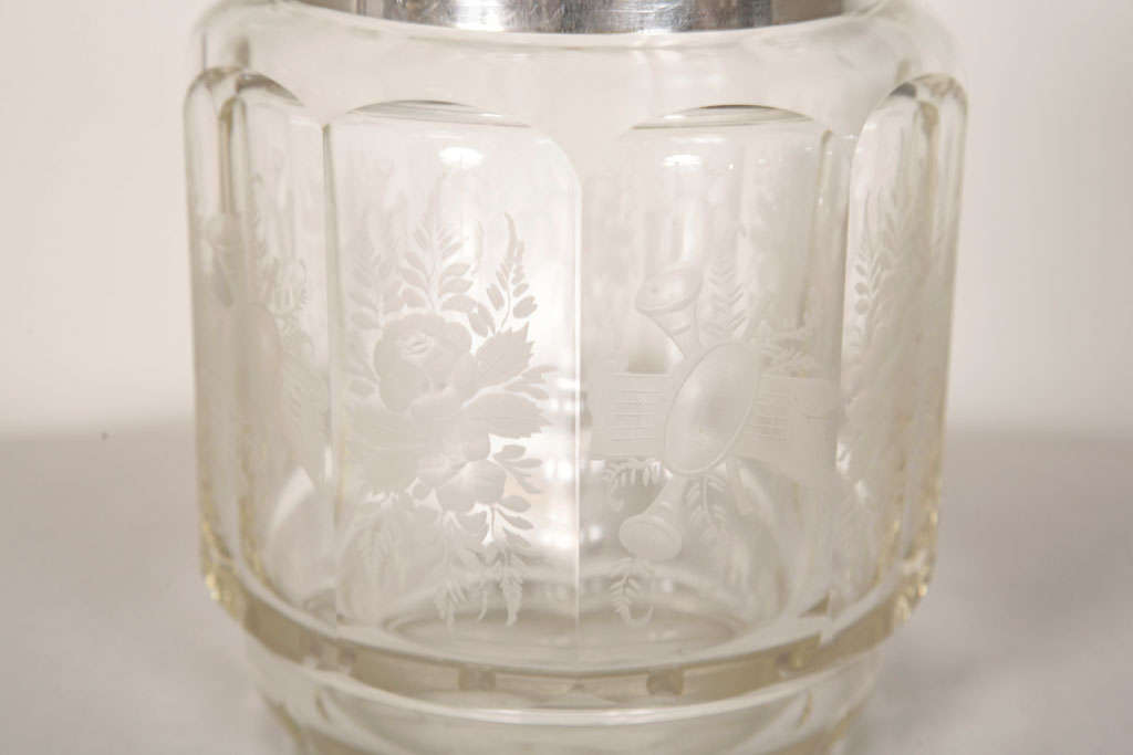 Silver Vintage French Jar