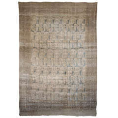 Antique Persian Ravar Kerman Rug