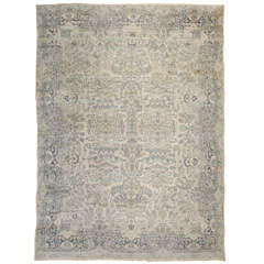 Antique Ravar Kerman Rug