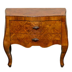 Petite Burlwood Commode