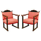 Pair of French 1940's Armchairs