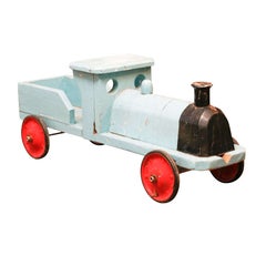 English wooden toy engine