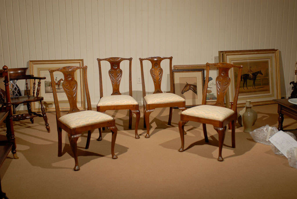 Set of English Oak Chairs