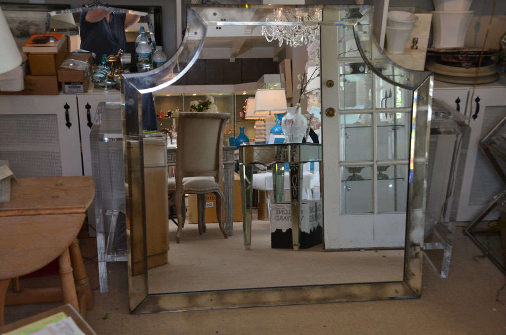 Mirror Framed Mirror with Beveled Glass