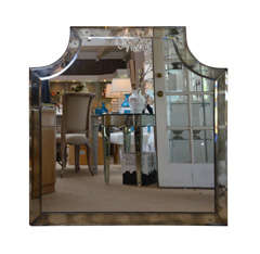 Mirror Framed Mirror with Beveled Glass 12