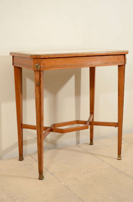 Brass 19th Century Continental Ash Table For Sale