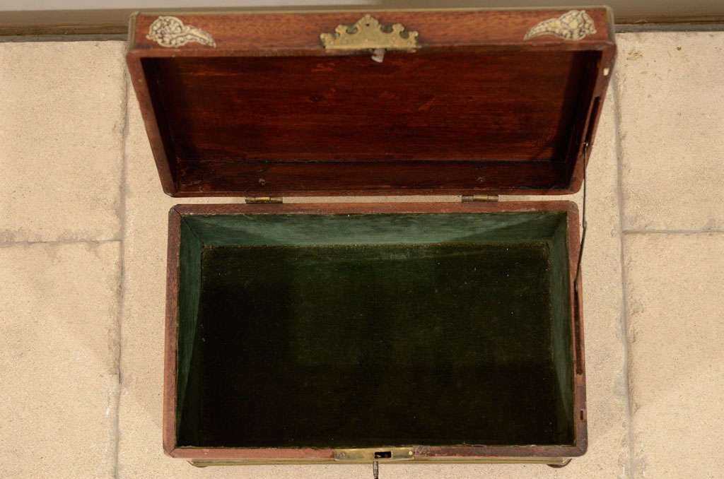 A mid 18th German Ivory Inlaid Mahogany Box 2