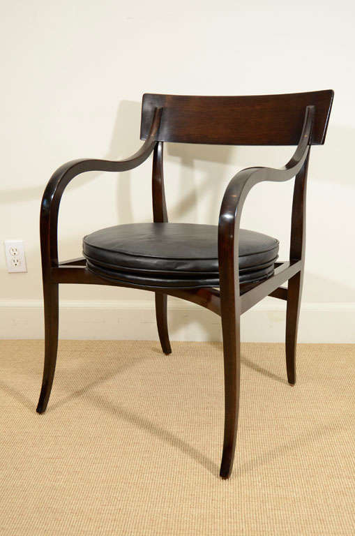 A Set of Eight Ed Wormley for Dunbar 'Alexandria' Chairs. 2