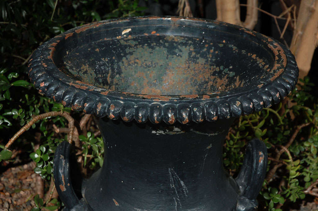 Late Victorian An English Iron Urn, Circa 1880