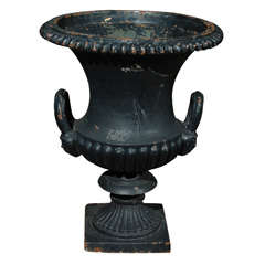 An English Iron Urn, Circa 1880