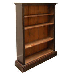 Antique English Ebonized Bookcase, Circa 1860