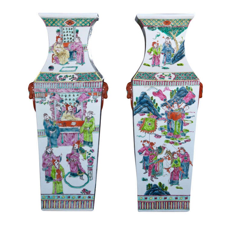 Pair Of Chinese Vases For Sale