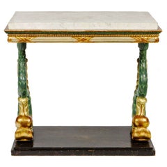 19th Century Marble Topped Console Table