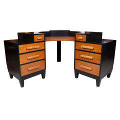 Corner desk attributed to Donald Deskey