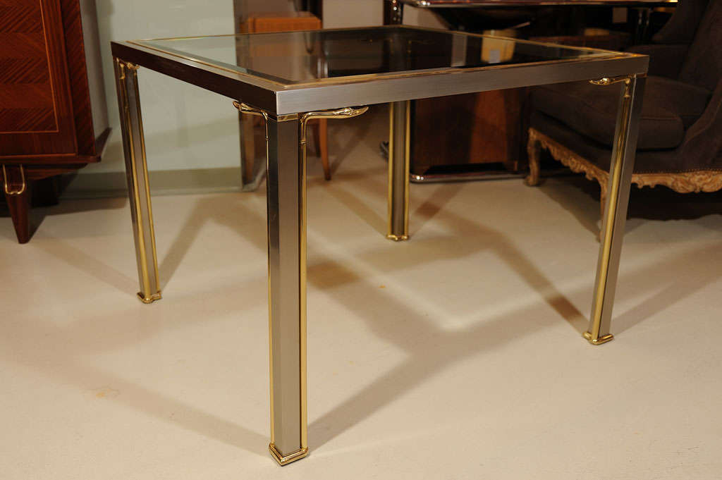 Steel games table attributed to Jansen.