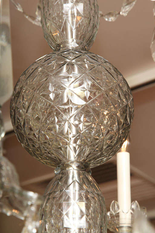 Georgian cut glass chandelier c.1770 1