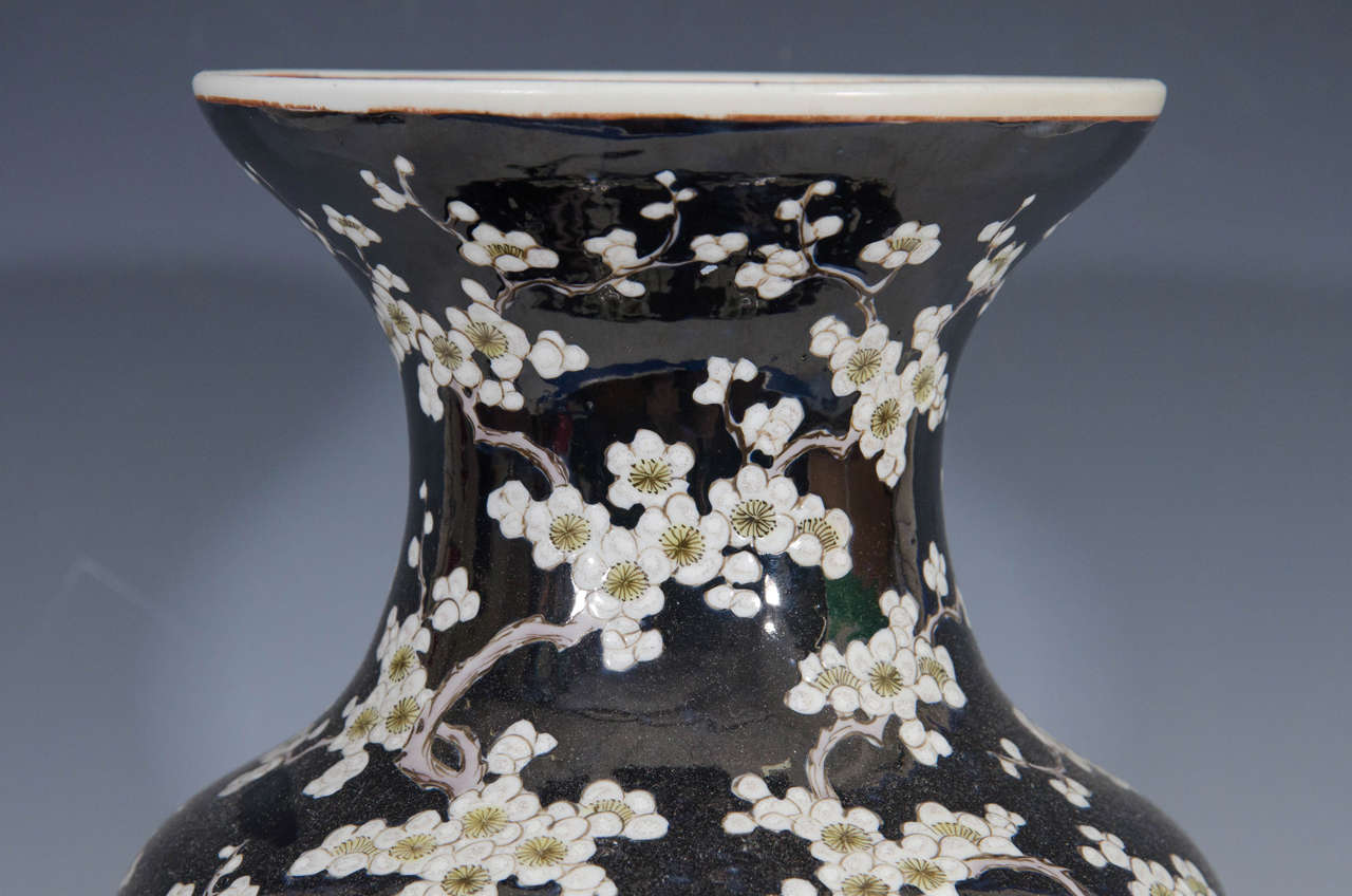 cherry blossoms in a vase