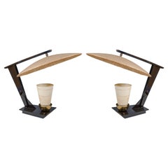 Pair of California Modern Table Lamps