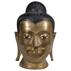 Bronze Buddha Head