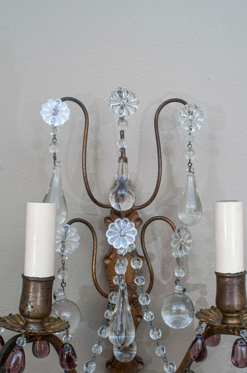 Italian Pair of Louis XV Style Sconces