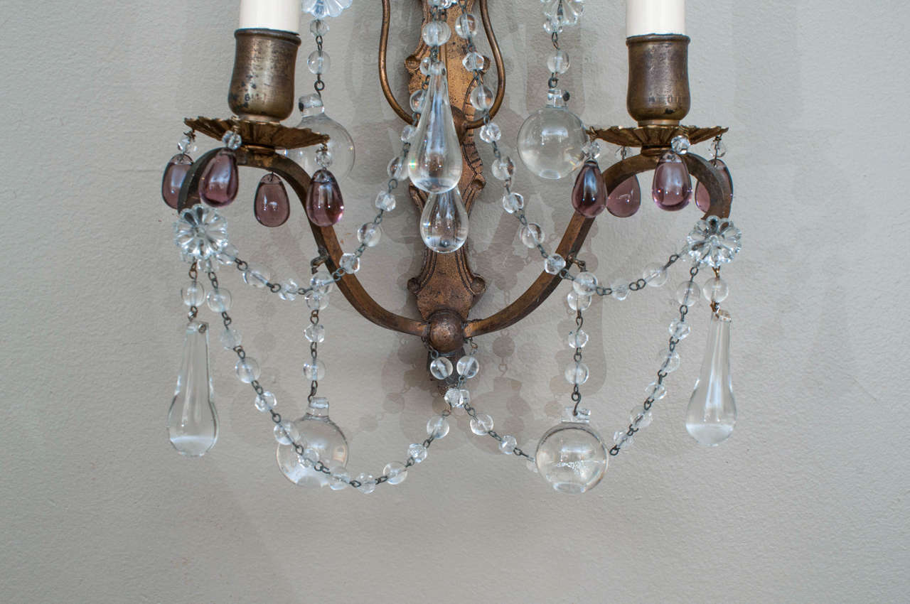 Pair of Louis XV Style Sconces In Excellent Condition In Alexandria, VA