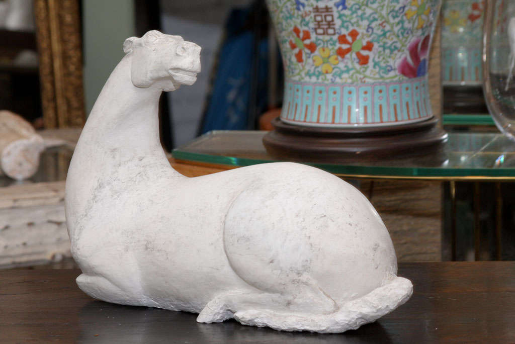 Mid-20th Century Plaster horse by Walter Rotan For Sale