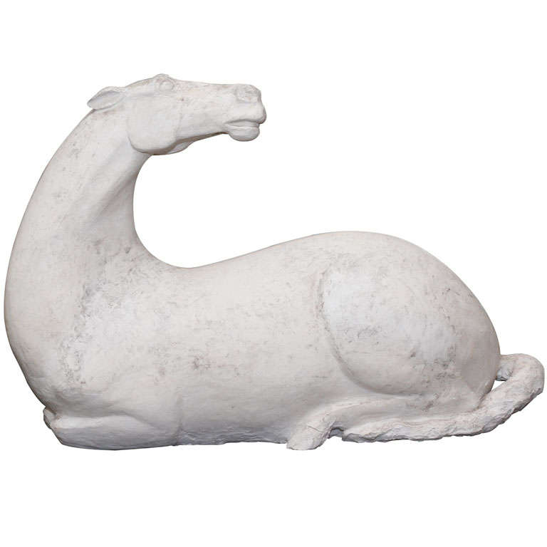 Plaster horse by Walter Rotan For Sale