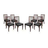 Set of 8 Hepplewhite-style Dining Chairs